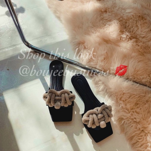 H&M Satin Beaded Slides - Picture 7 of 11